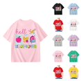 thumbnail image 1 of Back to School Shirt Kinder Garten Short Sleeve Girls T Shirts Casual Crewneck Kids Clothes 3-14 Years, 1 of 7