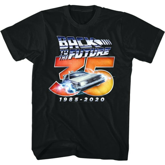 Back to The Future Chrome 35th Anniversary Men's T Shirt