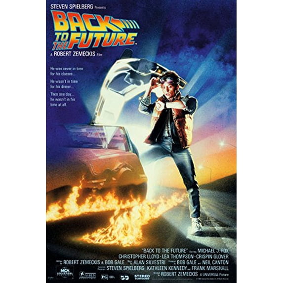 Back To The Future - Movie Poster (Regular Style) (Size: 24" x 36")