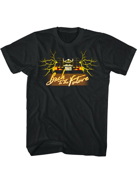 Back to The Future Lightning Fast DeLorean Men's T Shirt