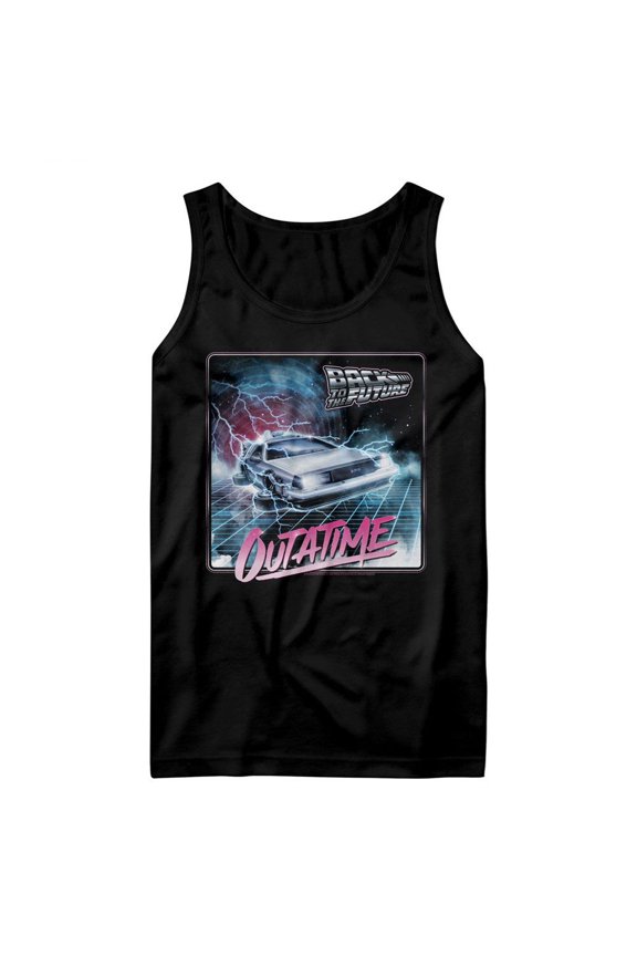 Back to The Future Outatime Lightning Men's Tank