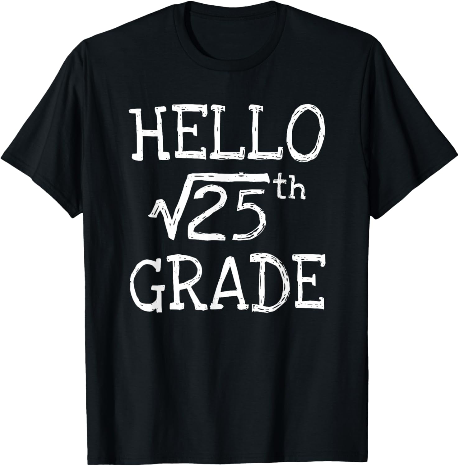 Back to school 5th Grade Square Root of 25 math kids teacher T-Shirt ...