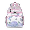 thumbnail image 1 of Back to school butterfly backpack, cute butterfly floral pattern, durable backpack for students or travel, 1 of 6