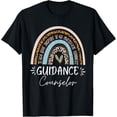 thumbnail image 1 of Back to school for Guidance Counselor leopard rainbow funny T-Shirt, 1 of 4