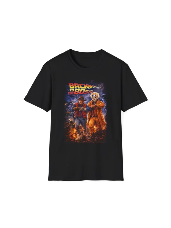 Back to the 80s Horror T-Shirt | Retro 1980s Creepy Design