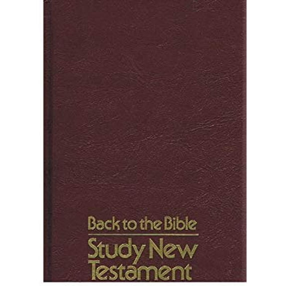 Pre-Owned Back to the Bible: Study New Testament, with Unger's Bible Handbook and Halley's Bible Handbook (Hardcover) 0847444058