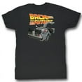 thumbnail image 1 of Back to the Future Car Black Adult T-Shirt, 1 of 2