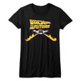 thumbnail image 1 of Back to the Future Car Black Junior Women's T-Shirt, 1 of 2