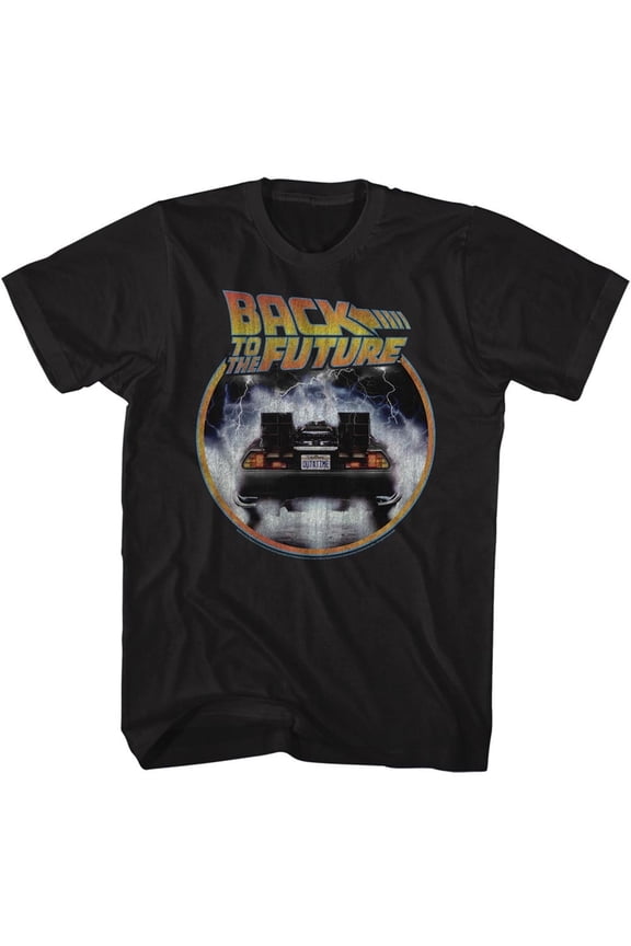 Back to the Future Circle Adult T-Shirt