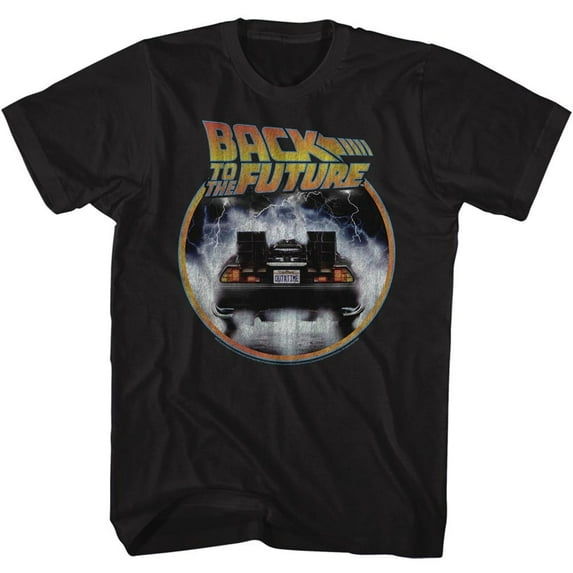 Back to the Future Circle Adult T-Shirt