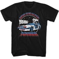 thumbnail image 1 of Back to the Future Clock Tower Split Color Black T-Shirt, 1 of 2