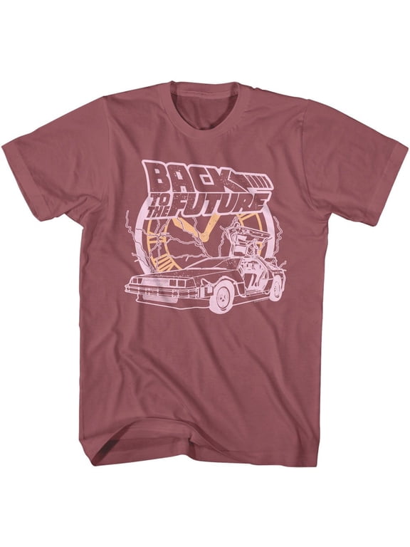 Back to the Future Clock and Lightning Rouge T-Shirt