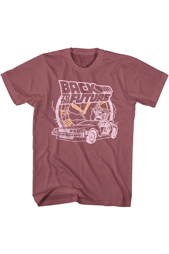 Back to the Future Clock and Lightning Rouge T-Shirt