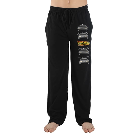 Back to the Future Delorean Sleep Pajama Pants-Small