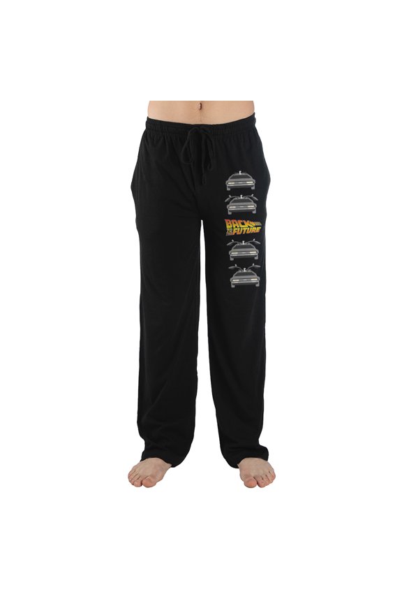 Back to the Future Delorean Sleep Pajama Pants-Small