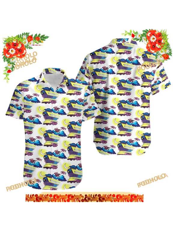 Back to the Future Doc Brown Funny Hawaiian Shirt