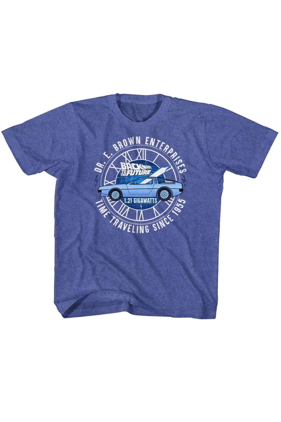 Back to the Future Dr. E. Brown Enterprises Royal Children's T-Shirt