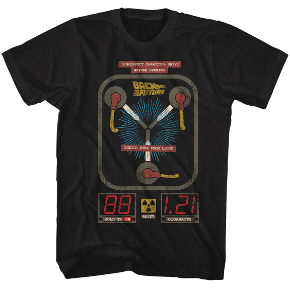 Back to the Future Flux Drive Adult T-Shirt
