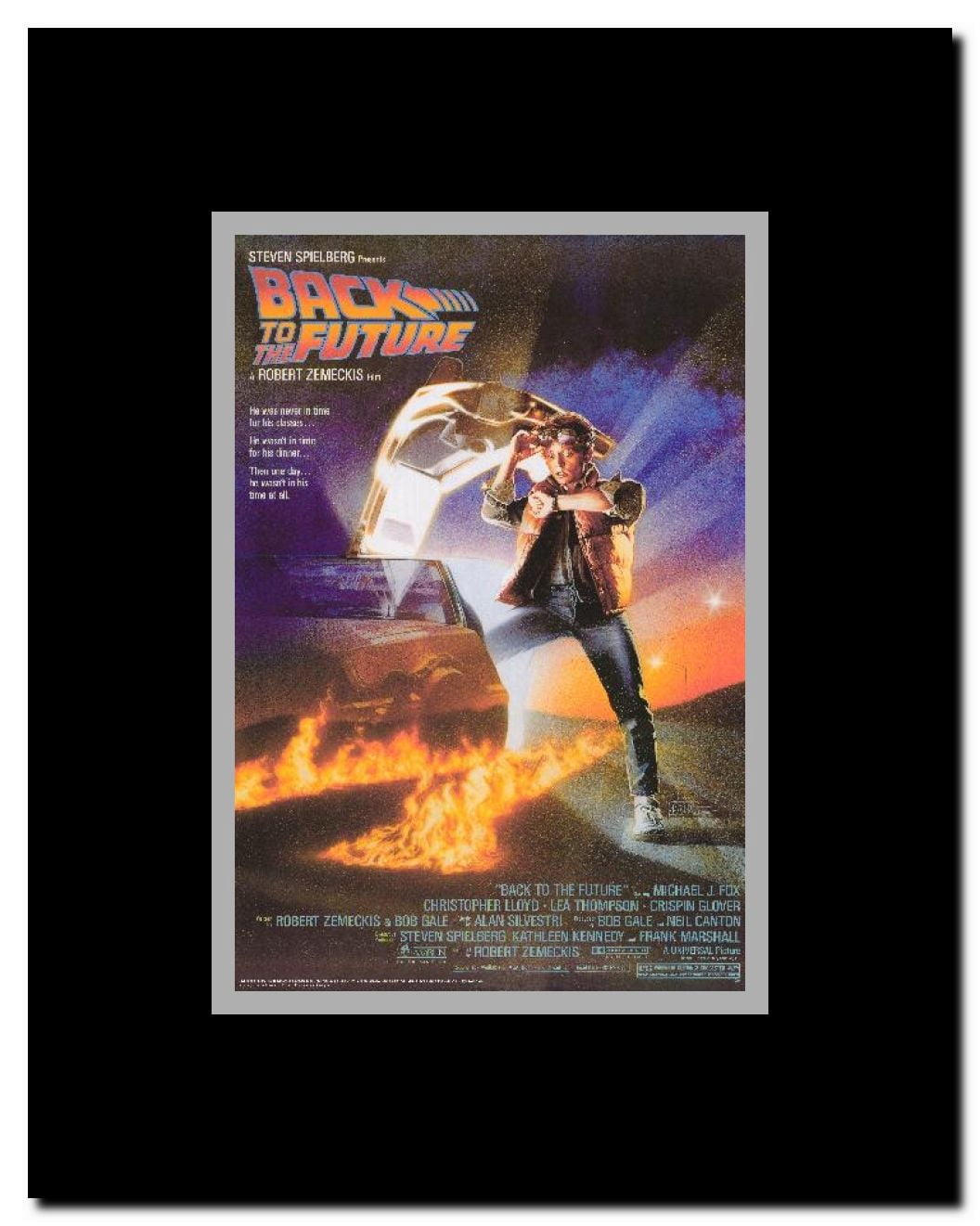 Back to the Future Framed Movie Poster