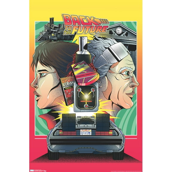 Back to the Future - Icons Wall Poster, 22.375" x 34"