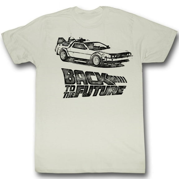 Back to the Future Ink Natural Adult T-Shirt