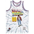 thumbnail image 1 of Back to the Future Marty McFly Headgear Classics Embroidered Basketball Jersey (XX-Large, White), 1 of 7