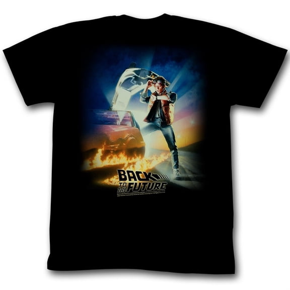 Back to the Future Movie Poster Adult T-Shirt
