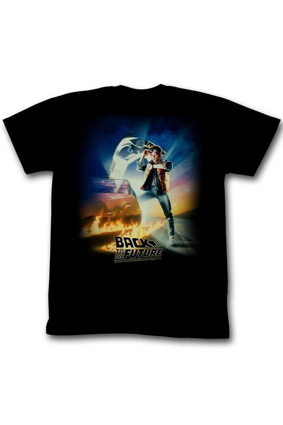 Back to the Future Movie Poster Adult T-Shirt