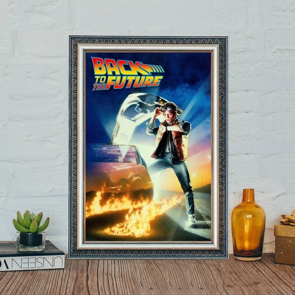 Back to the Future Movie Poster, Classic Movie Back to the Future Poster, Art Photo Print - Poster Unframed
