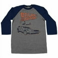 thumbnail image 1 of Back to the Future Navy/Grey Adult Raglan Baseball T-Shirt, 1 of 2