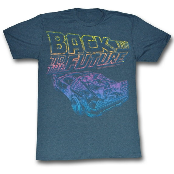 Back to the Future Now You See It Navy Adult T-Shirt