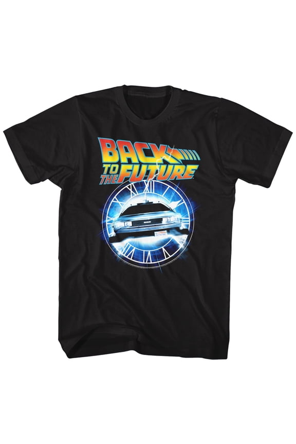 Back to the Future Out Of Time Adult T-Shirt