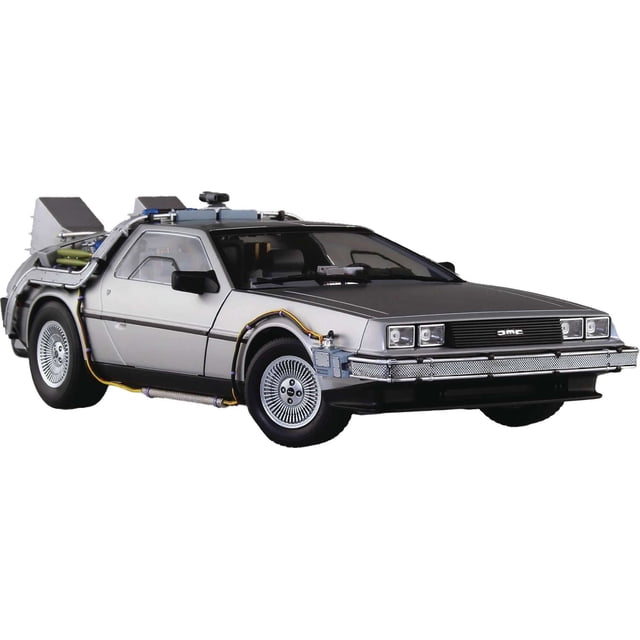 Back to the Future Part 1 Time Machine 1/24 Scale Model Kit Aoshima ...