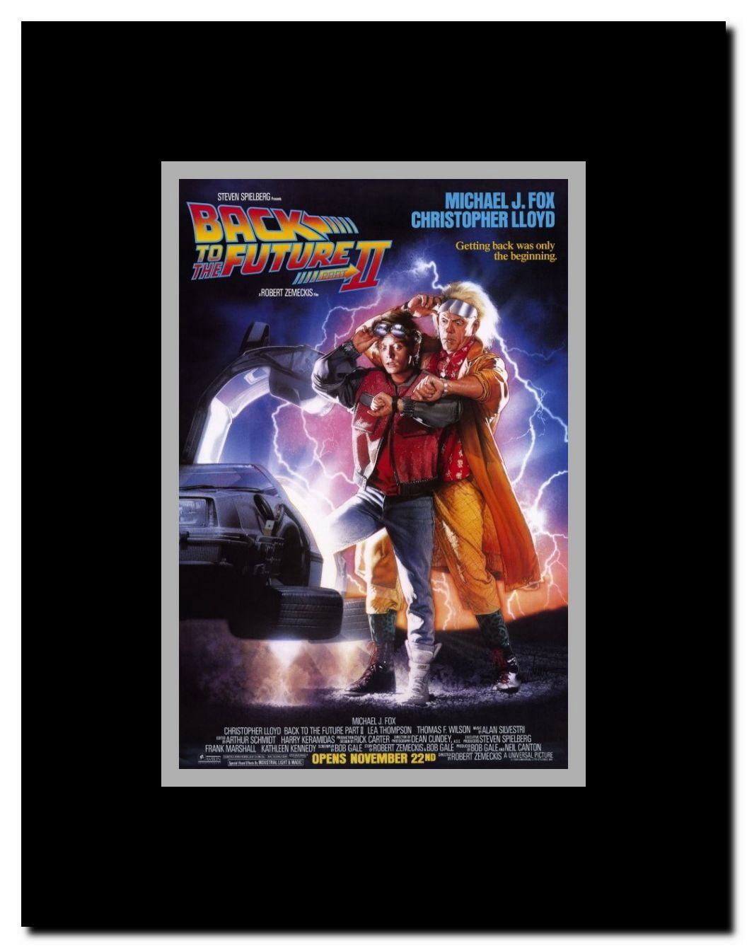 Back to the Future Part 2 Framed Movie Poster