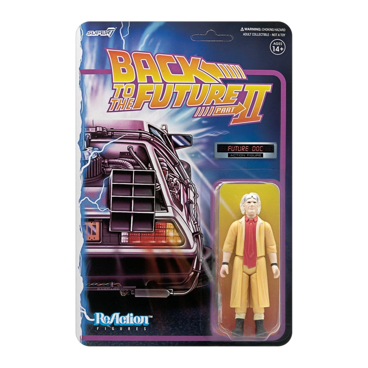 Lab Coat Figure Back to the Future Part II Doc Brown Yellow Lab Coat Retro Figure ...