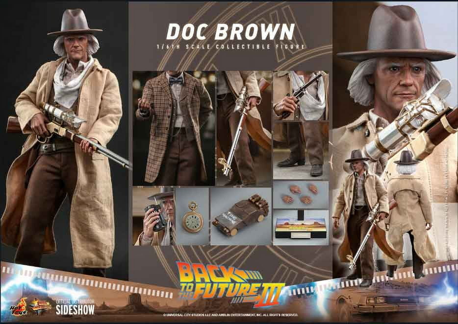 Back to the Future Part III 12 Inch Action Figure 1/6 Scale