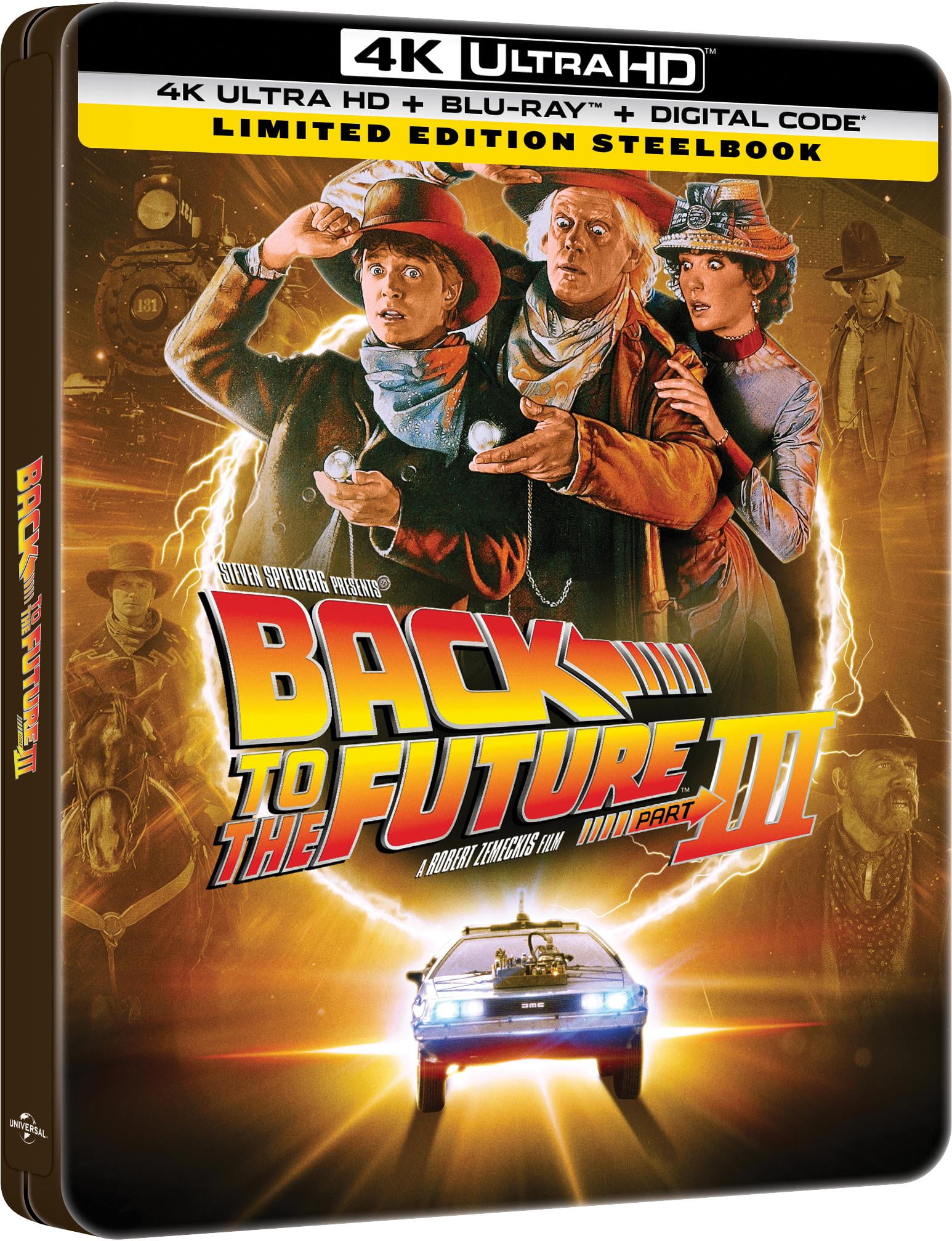 Back to the Future Part III 40th Anniversary (Steelbook) (4K Ultra