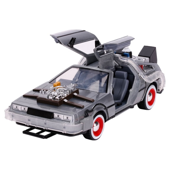 Jada Back to The Future Part 3 Time Machine 1:24 Scale Die-Cast Movie Replica, Ages 8+, Model Vehicles