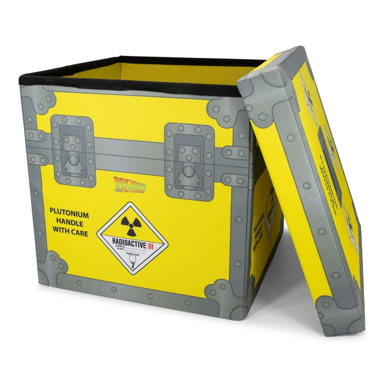 Back to the Future Plutonium Storage Bin Cube Organizer with Lid