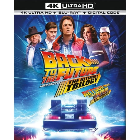 Back to the Future: The Ultimate Trilogy (4K Ultra HD, Blu-Ray, Digital Code)
