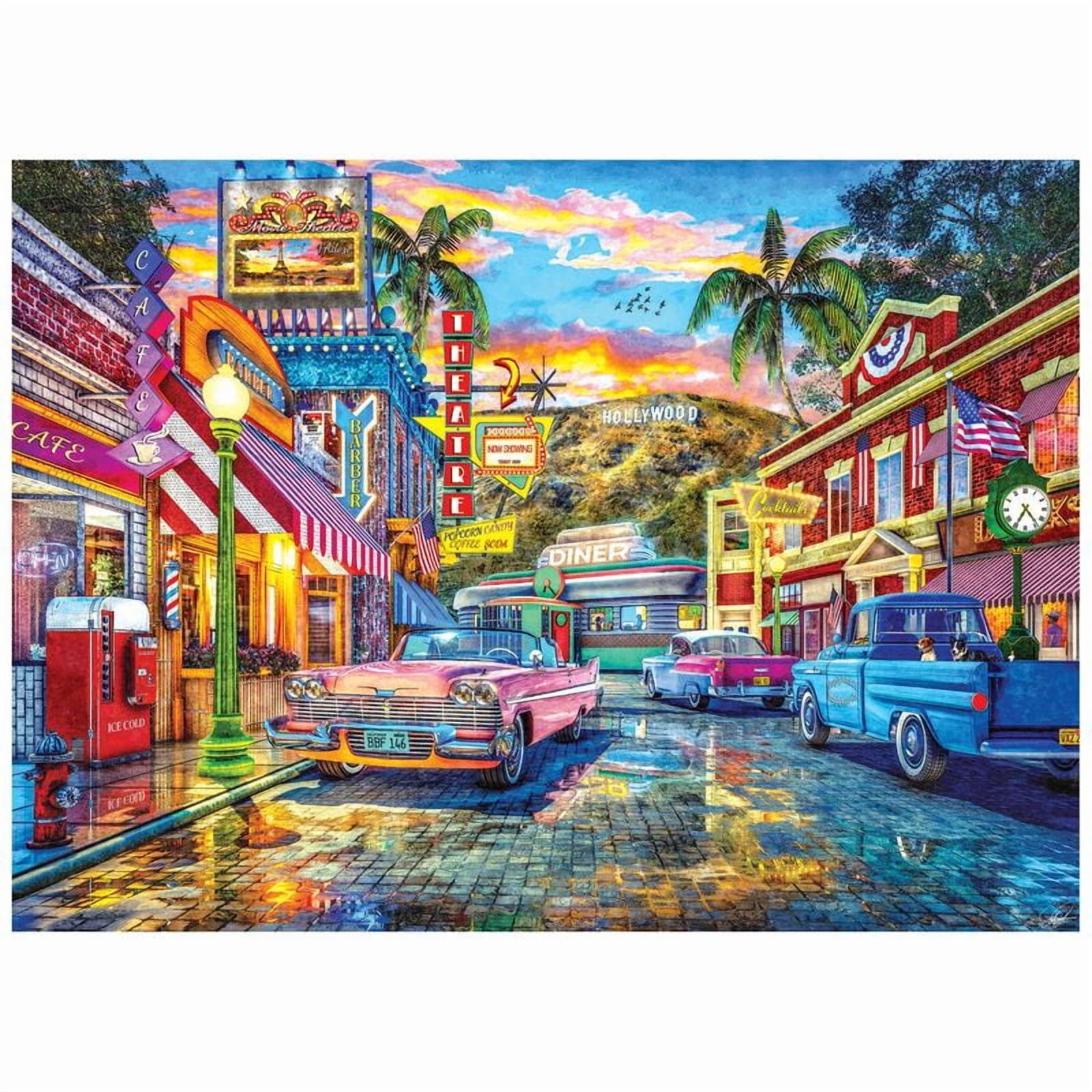 Back to the Past 1000pc - 1950s Hollywood Street