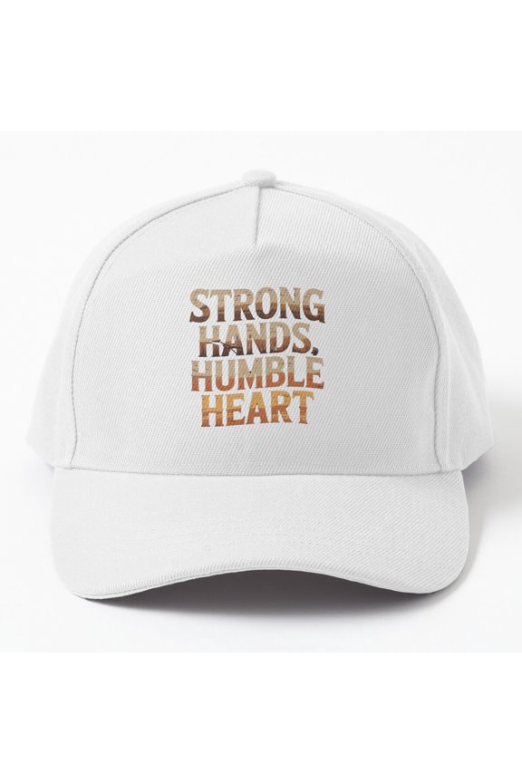 Back to the Roots Baseball Hat, Strong Hands Humble Heart Farming Quote Design, Classic Cap