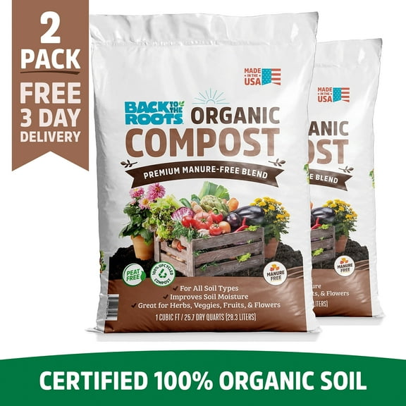 Back to the Roots Organic Compost Soil (2 1 cu.ft.)