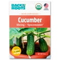 thumbnail image 1 of Back to the Roots Organic Cucumber 'Spacemaster', 1 Seed packet, 1 of 7