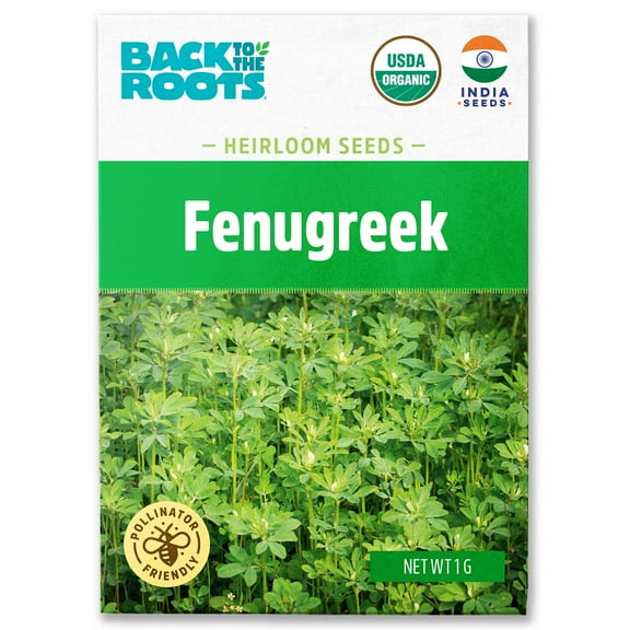 Back to the Roots Organic Fenugreek, 1 Seed packet