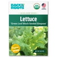 thumbnail image 1 of Back to the Roots Organic Green Leaf Lettuce 'Black Seeded Simpson', 1 Seed packet, 1 of 7