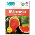 thumbnail image 1 of Back to the Roots Organic Sugar Baby Watermelon Fruit Seeds, 1 Seed Packet, 1 of 18