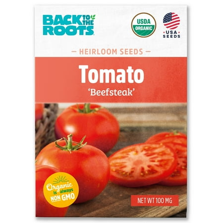 Back to the Roots Organic Tomato 'Beefsteak', 1 Seed packet