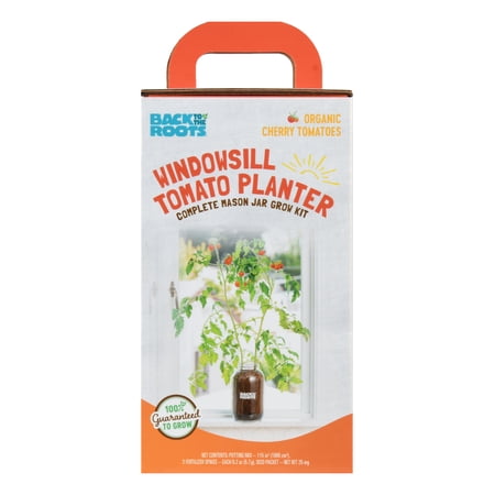 Back to the Roots Windowsill Red Cherry Tomato Planter, Grow Kit