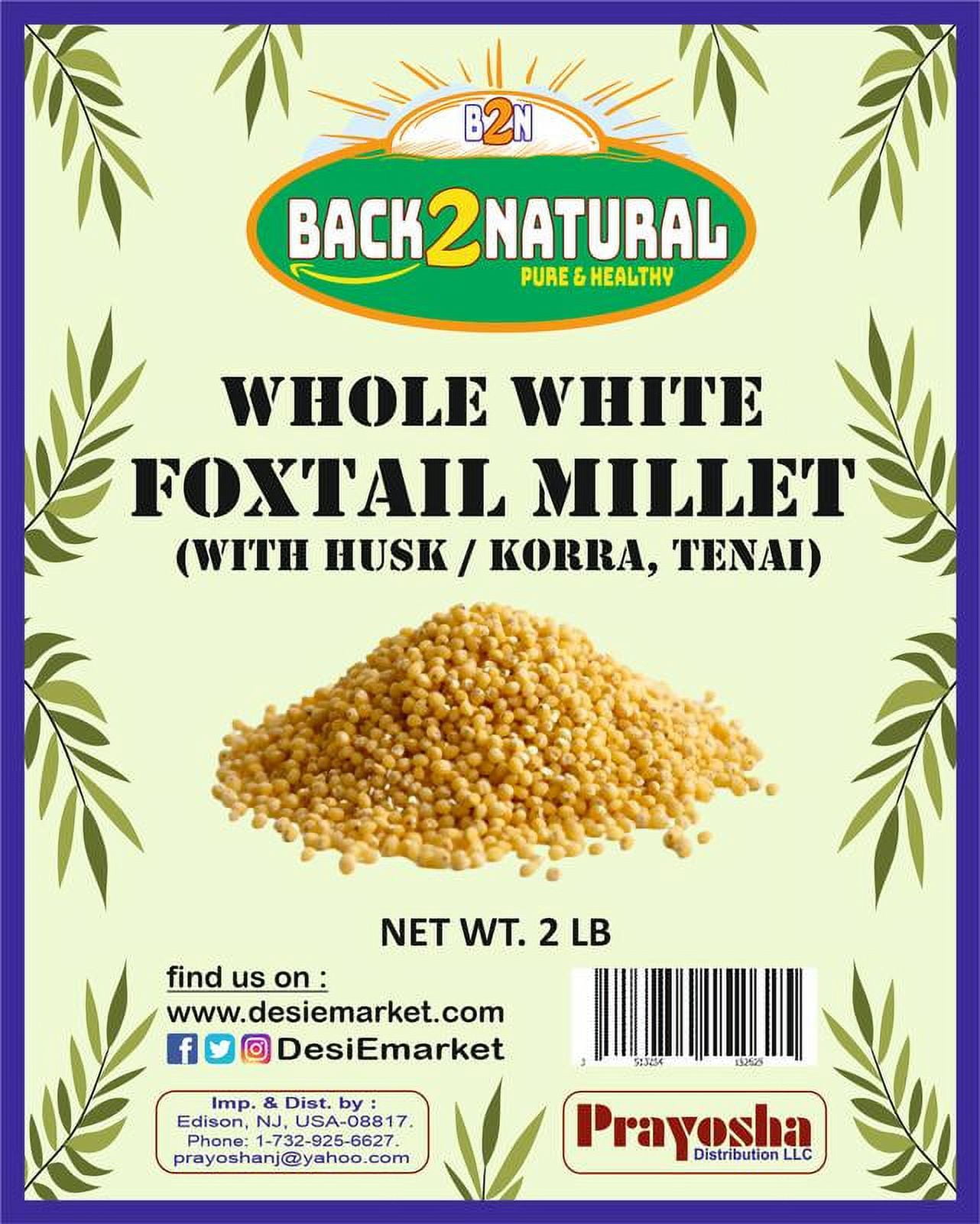 Back2Natural Foxtail Millet, 2 lb Millet Grain & Gluten Free Millet